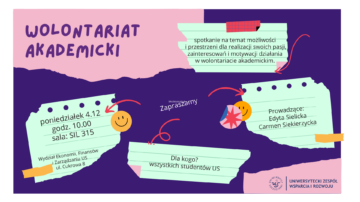 Ulotka: Wolontariat akademicki