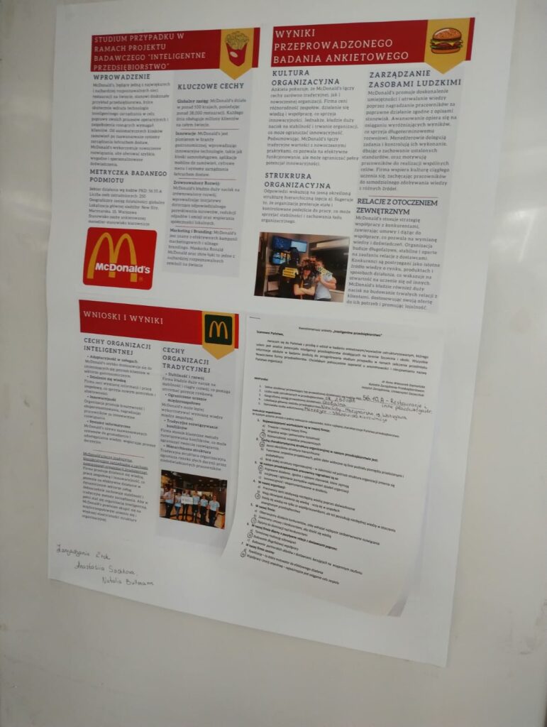 Plakat z sesji posterowej.